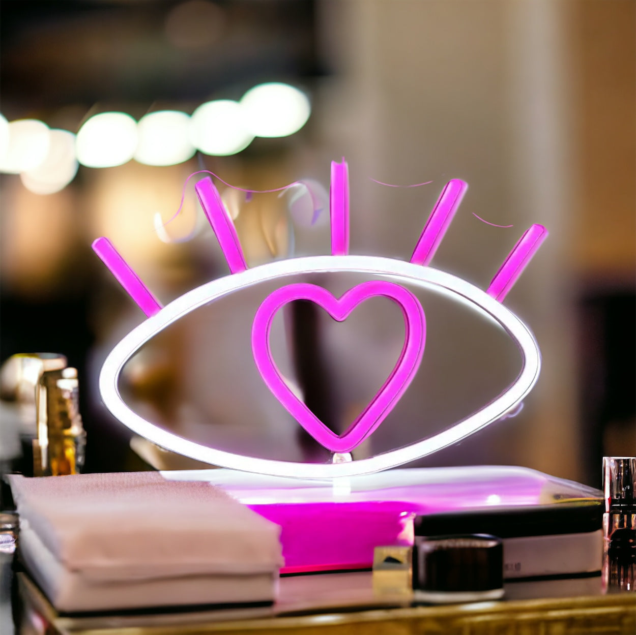 Neon Eye Lash Sign