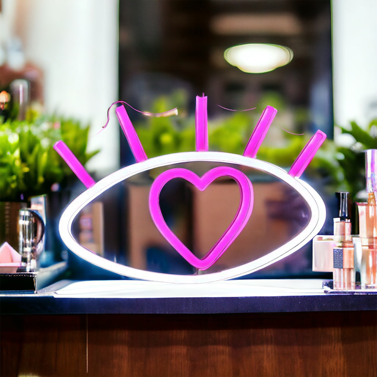 Neon Eye Lash Sign