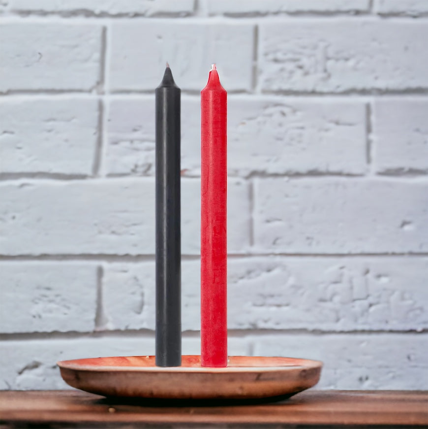 Large Coloured Taper Candles