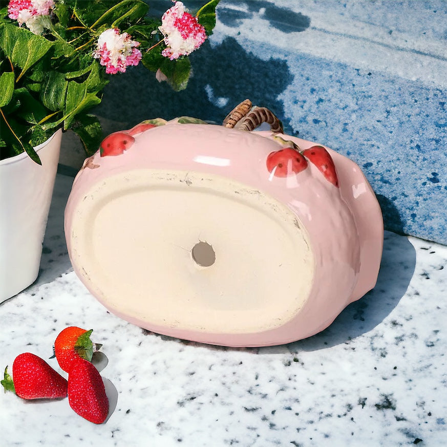 Pink Strawberry Fields Planter Vase