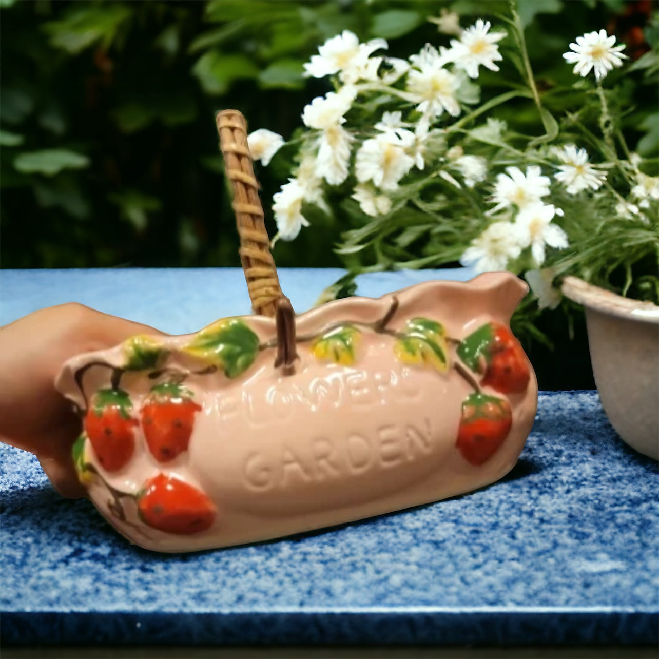Pink Strawberry Fields Planter Vase