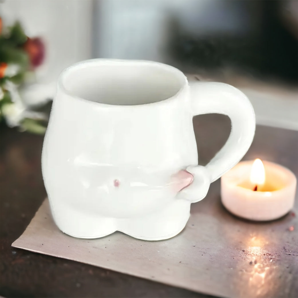 Body-Positive Creative Belly Pinch Mug