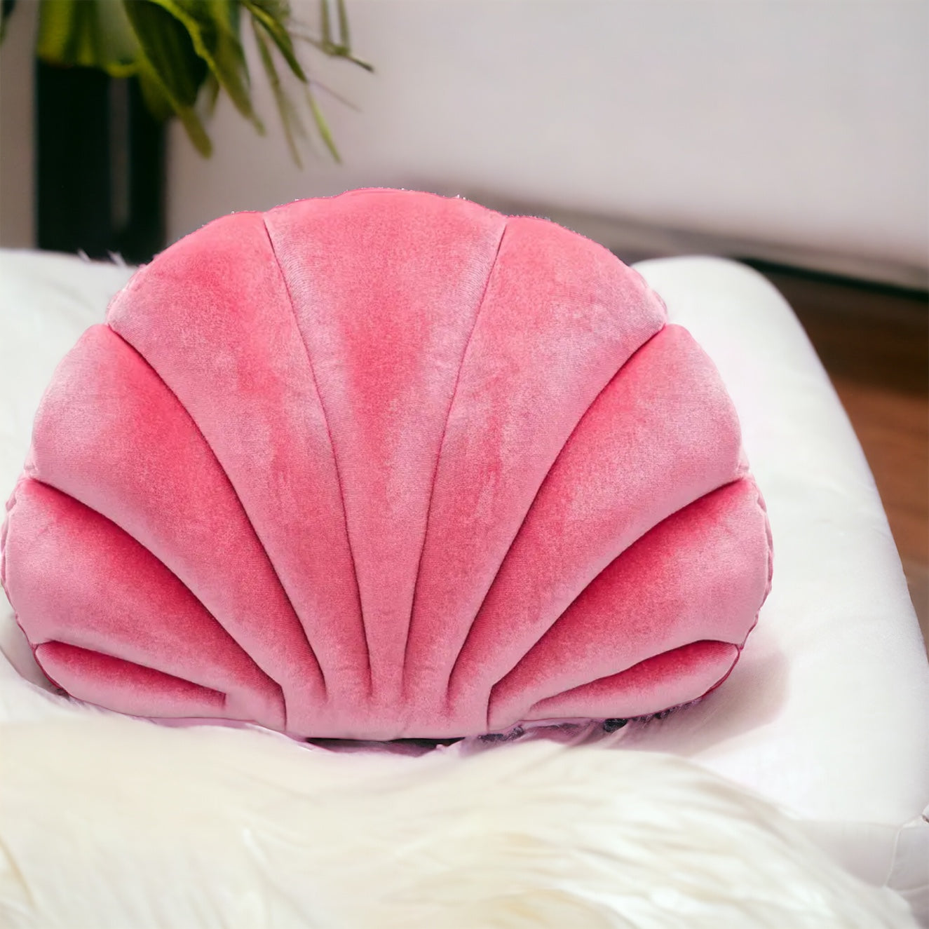 Soft Velvet Shell Shape Cushions