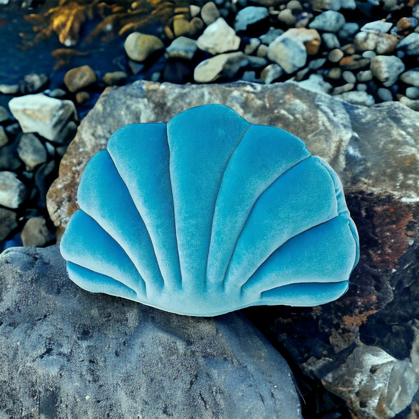 Soft Velvet Shell Shape Cushions