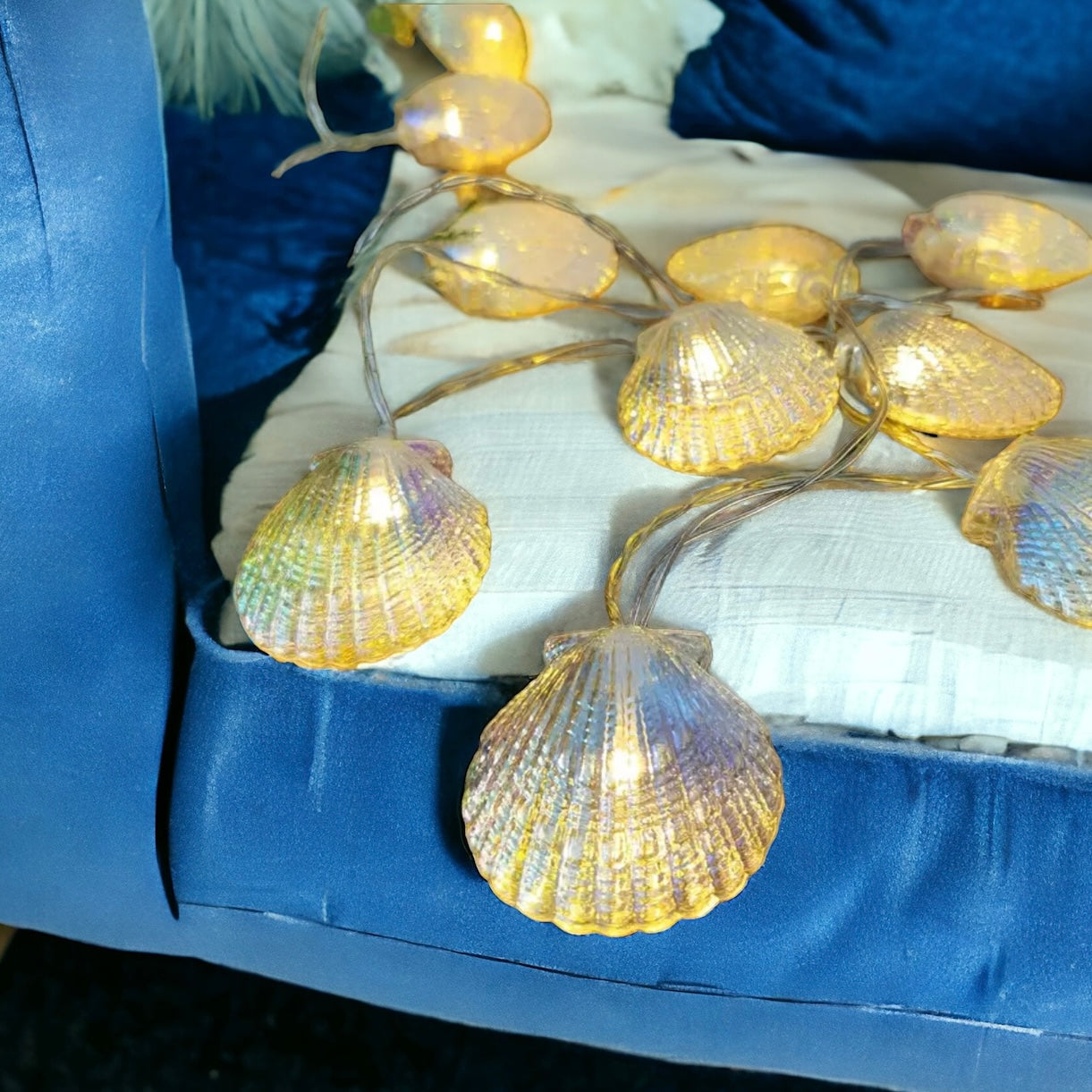 Iridescent Shell String Lights