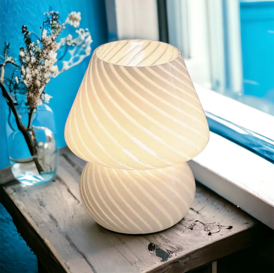 Hand-Crafted Dimming Mushroom Table Lame