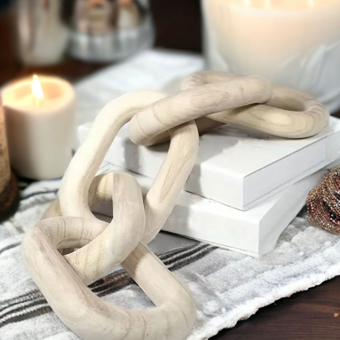 Nordic Wooden Chain Decor