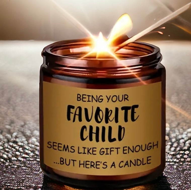 Witty Slogan Candle For Dad