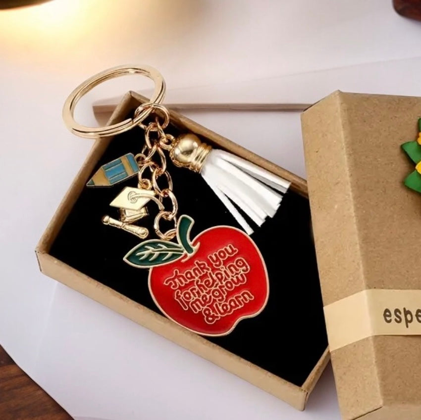 Boxed Appreciation Apple Keychain
