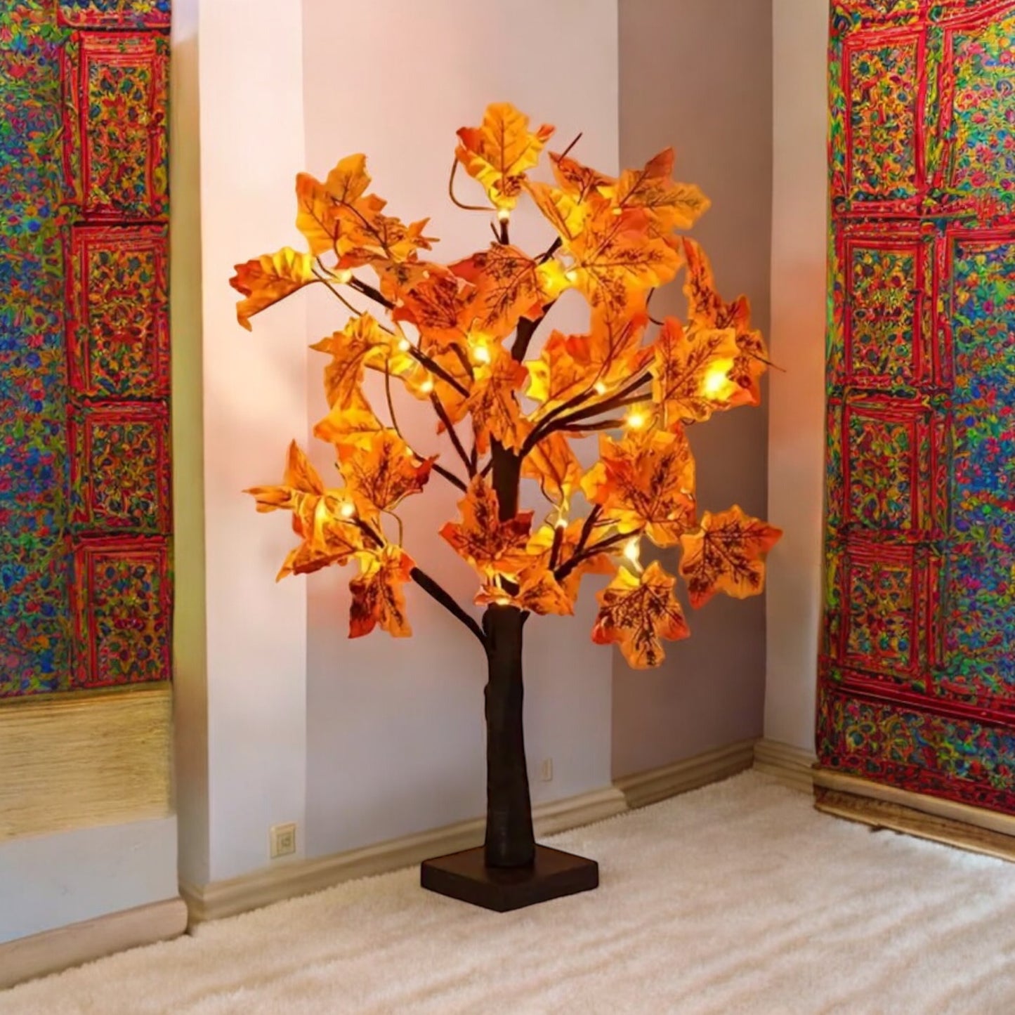 Light Up Maple Leaf Tree
