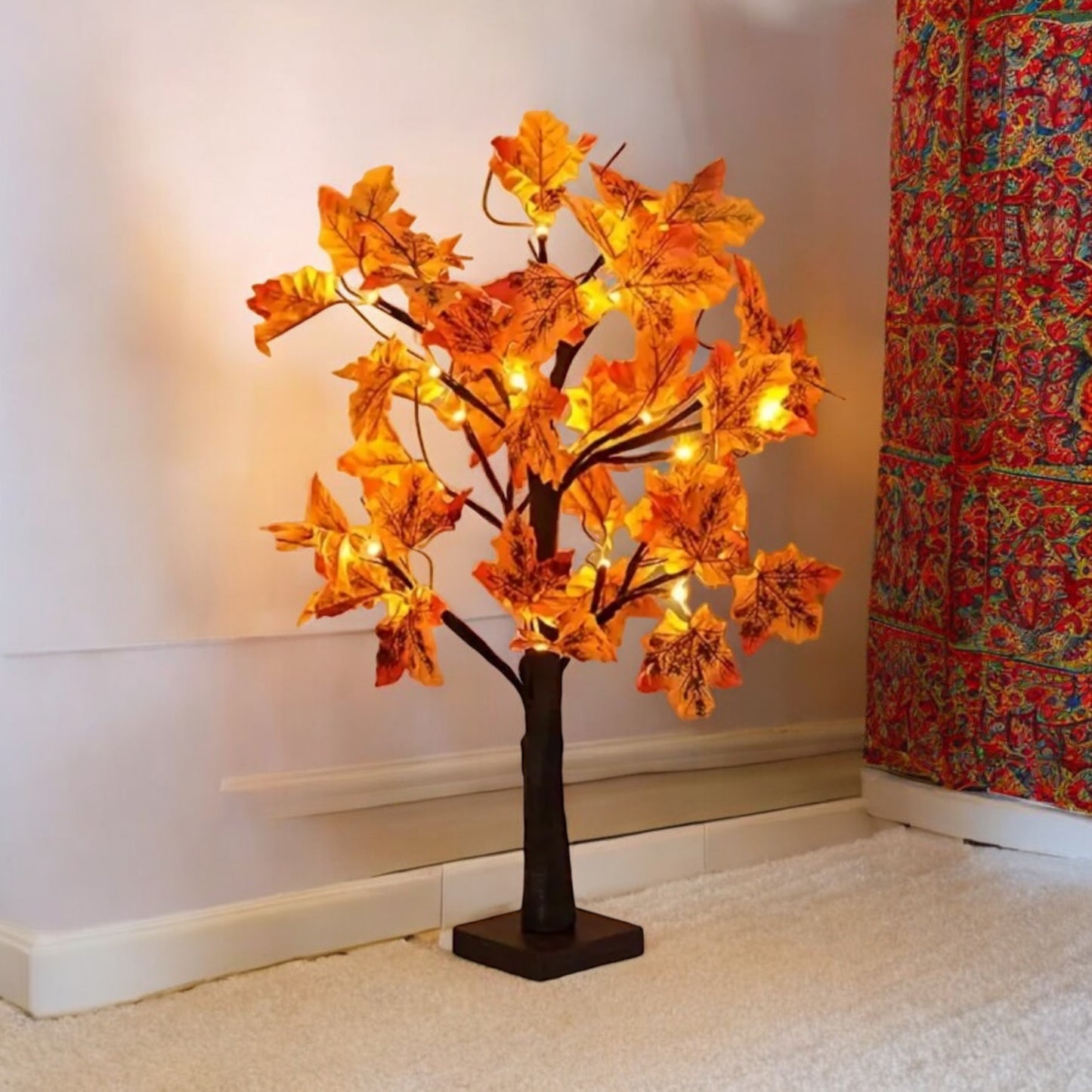 Light Up Maple Leaf Tree
