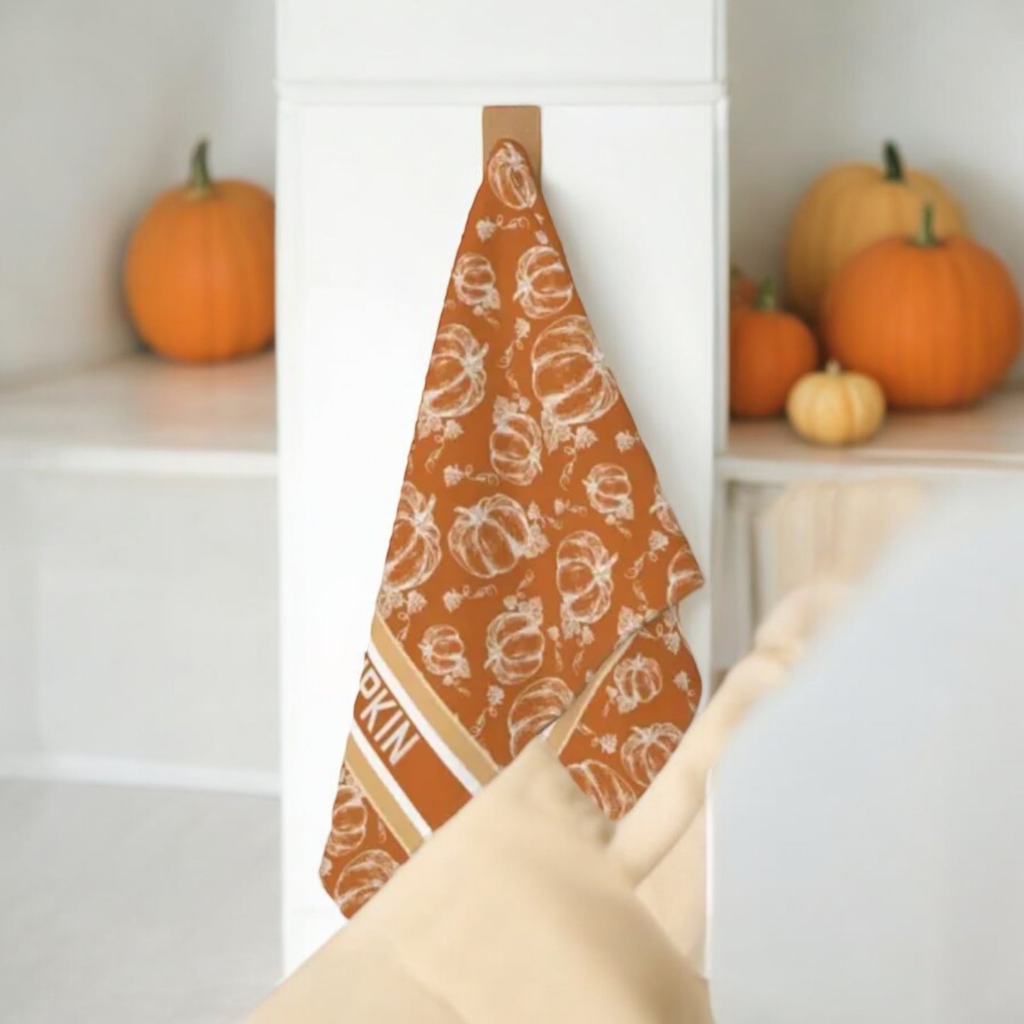 Designer Inspired Autumn Tea Towel