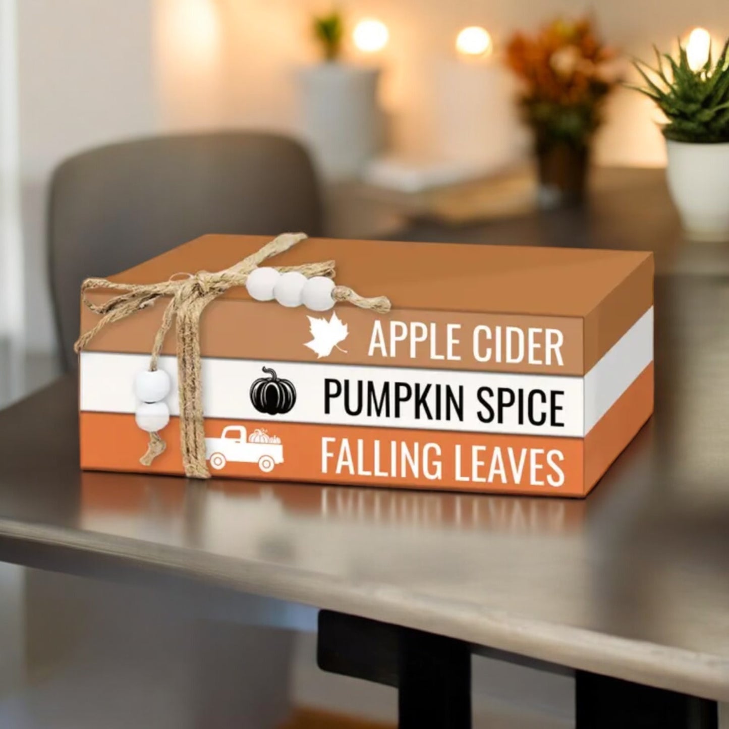 Wooden Pumpkin Spice Trio