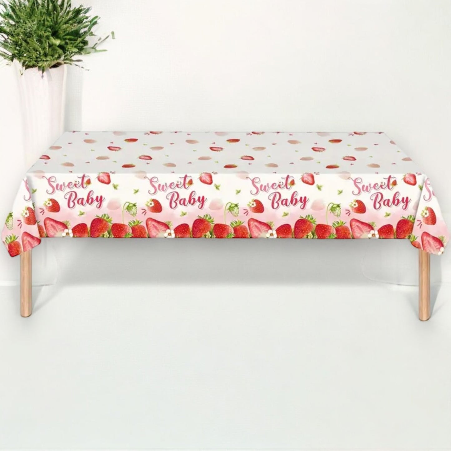 “ Berry 1st Birthday" 100 Piece Decorating Package