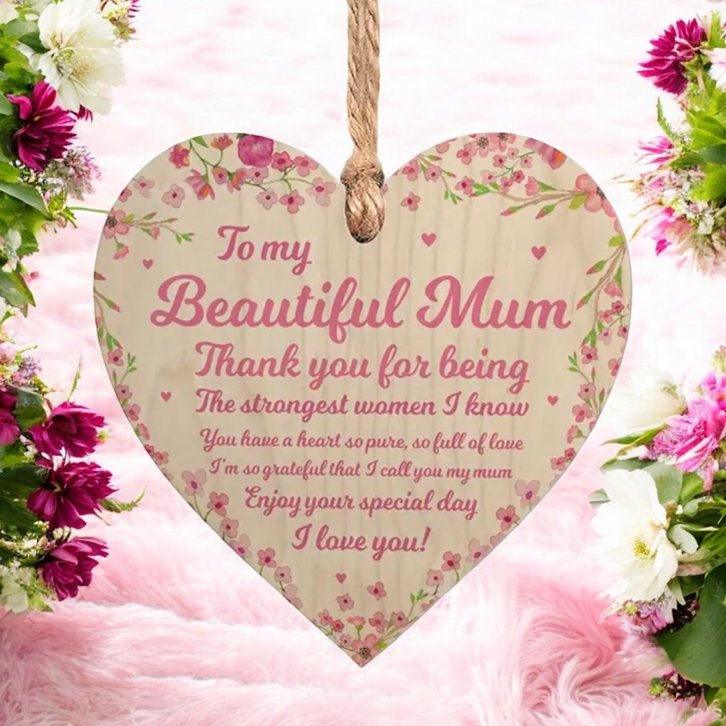 My Beautiful Mum Boxed Hanging Heart