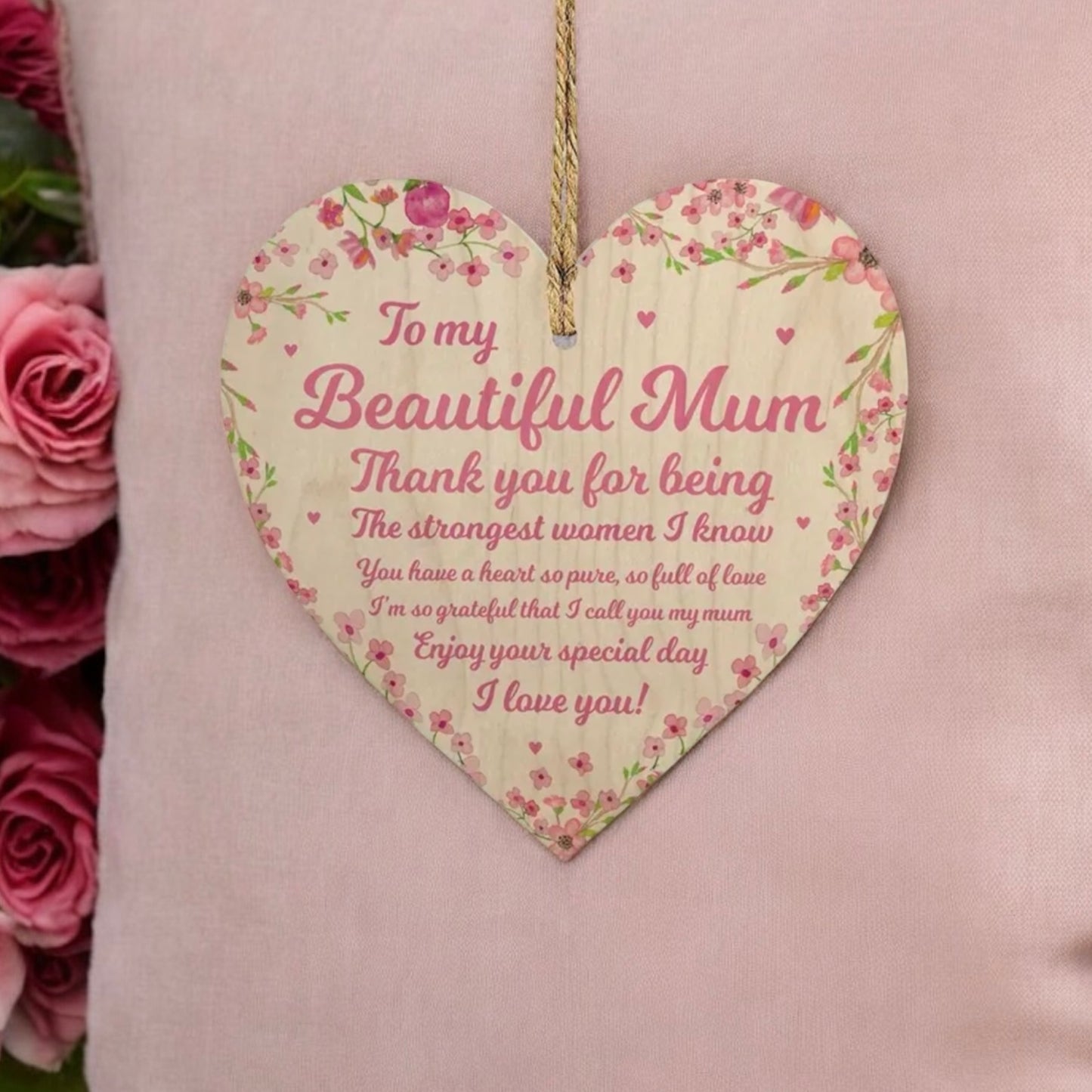 My Beautiful Mum Boxed Hanging Heart