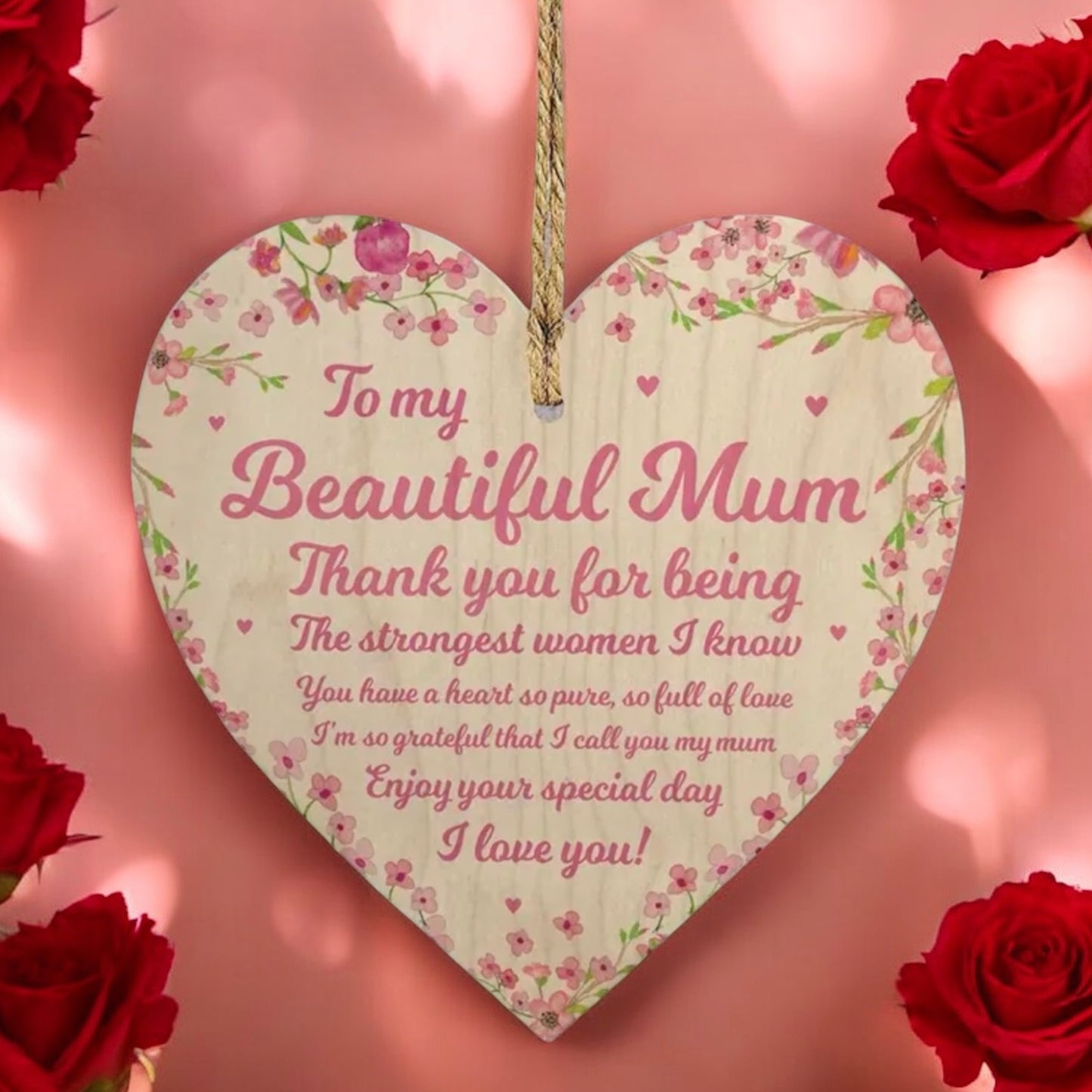 My Beautiful Mum Boxed Hanging Heart