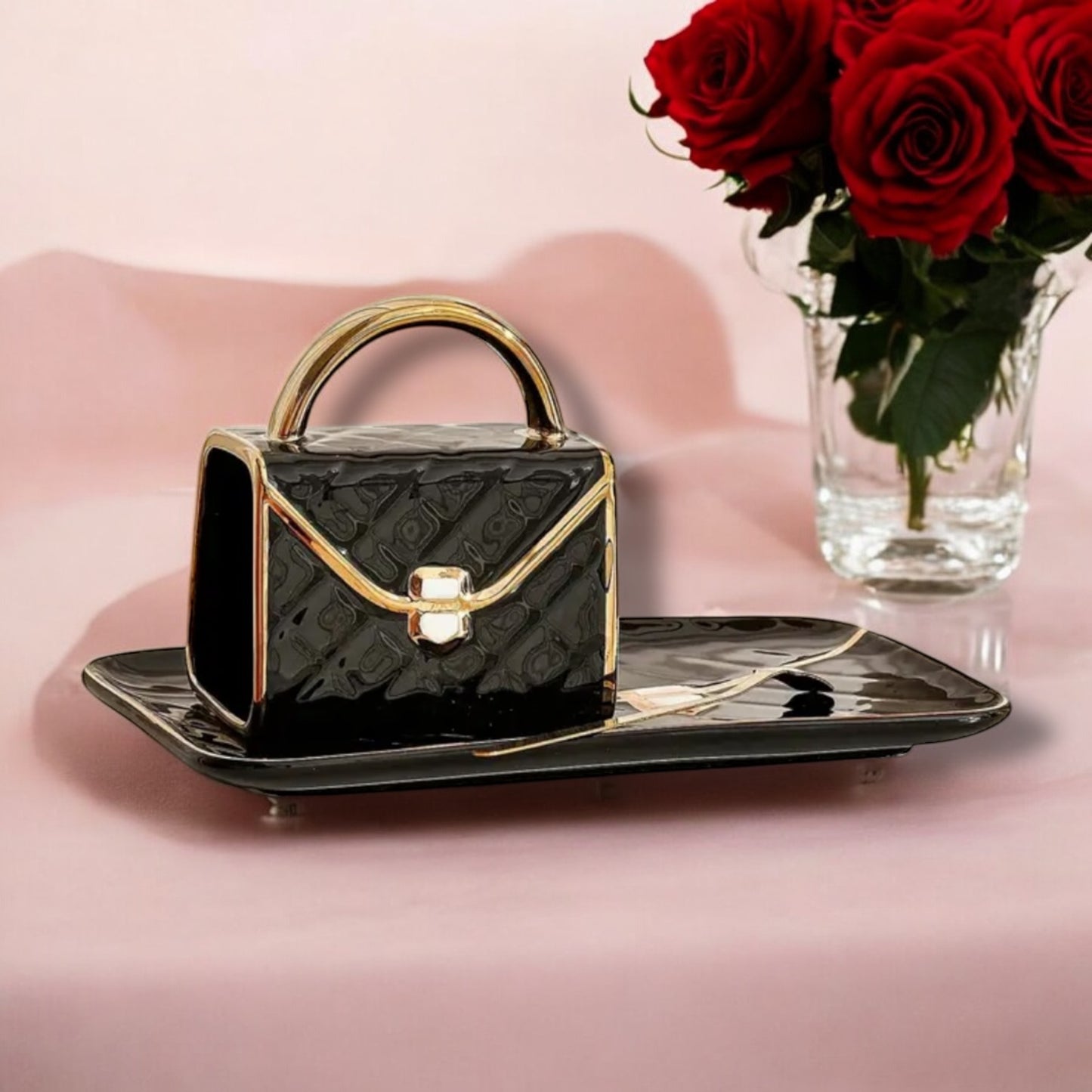 Three Piece Italian Handbag Tea Set