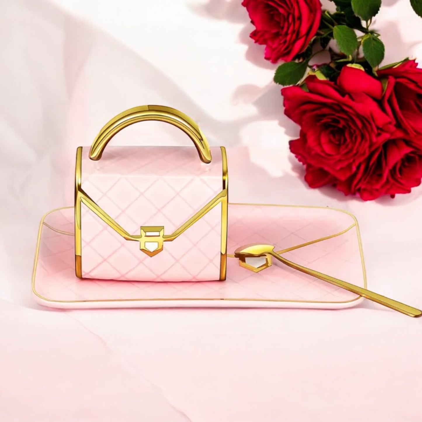 Three Piece Italian Handbag Tea Set
