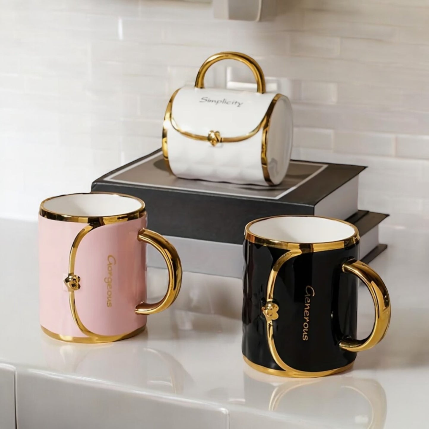 Italian Ceramic Handbag Mug
