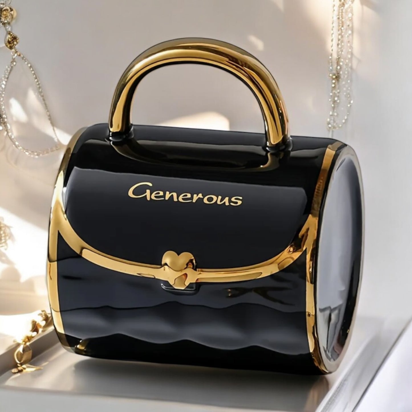 Italian Ceramic Handbag Mug