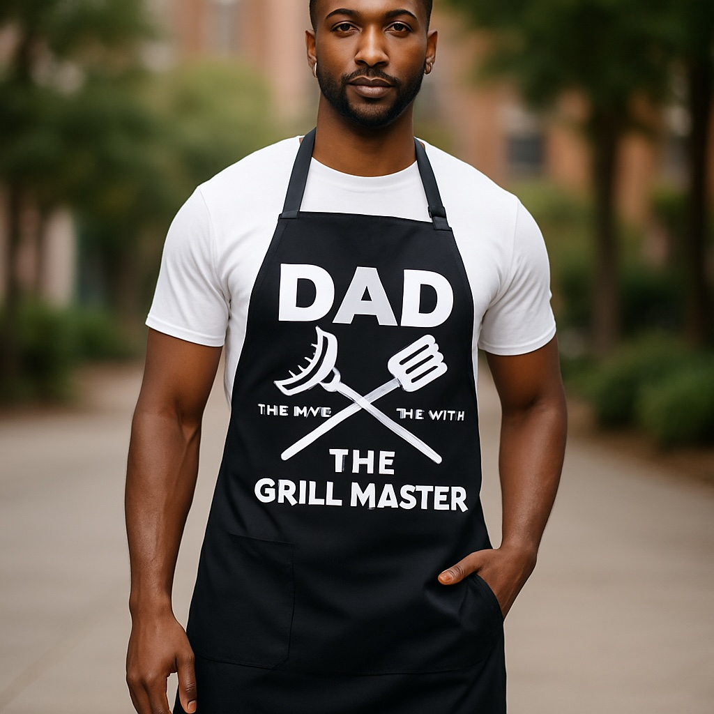 Dad The Grill Master Apron