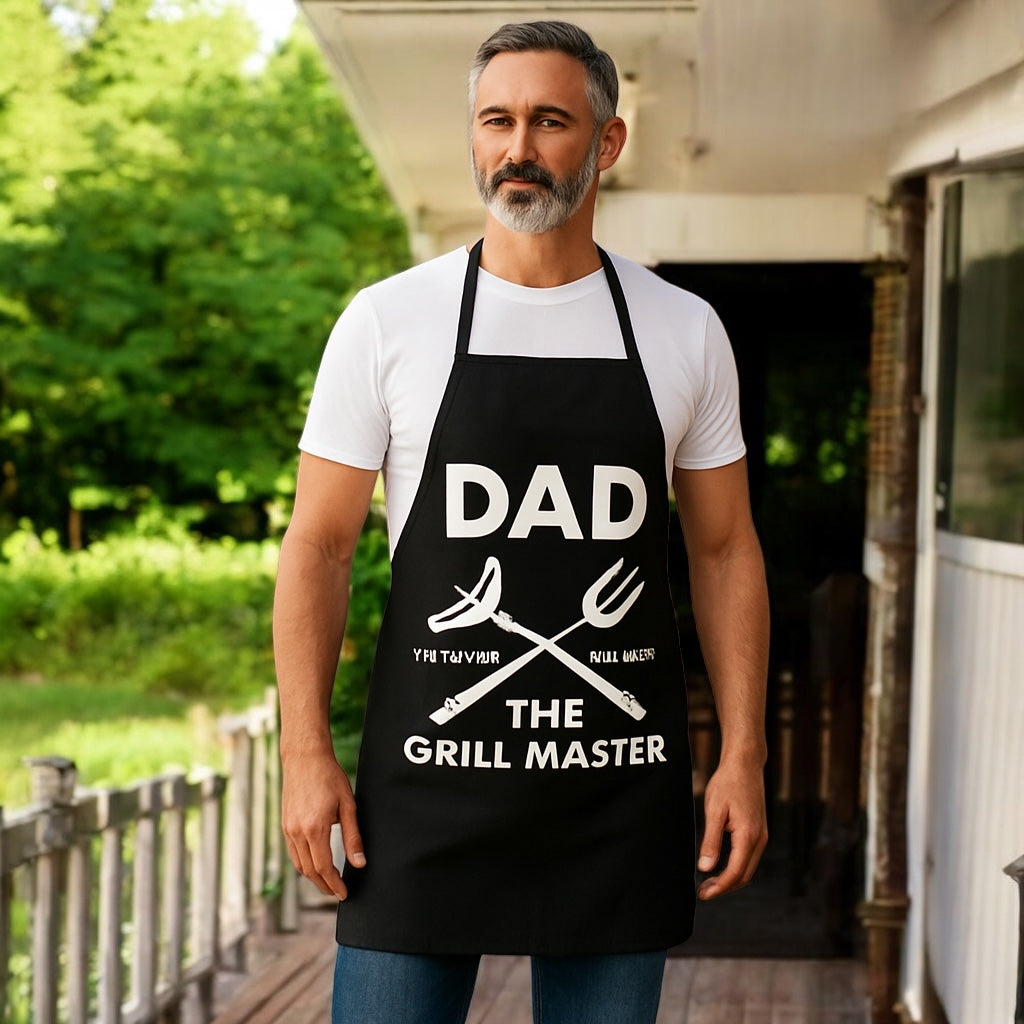 Dad The Grill Master Apron