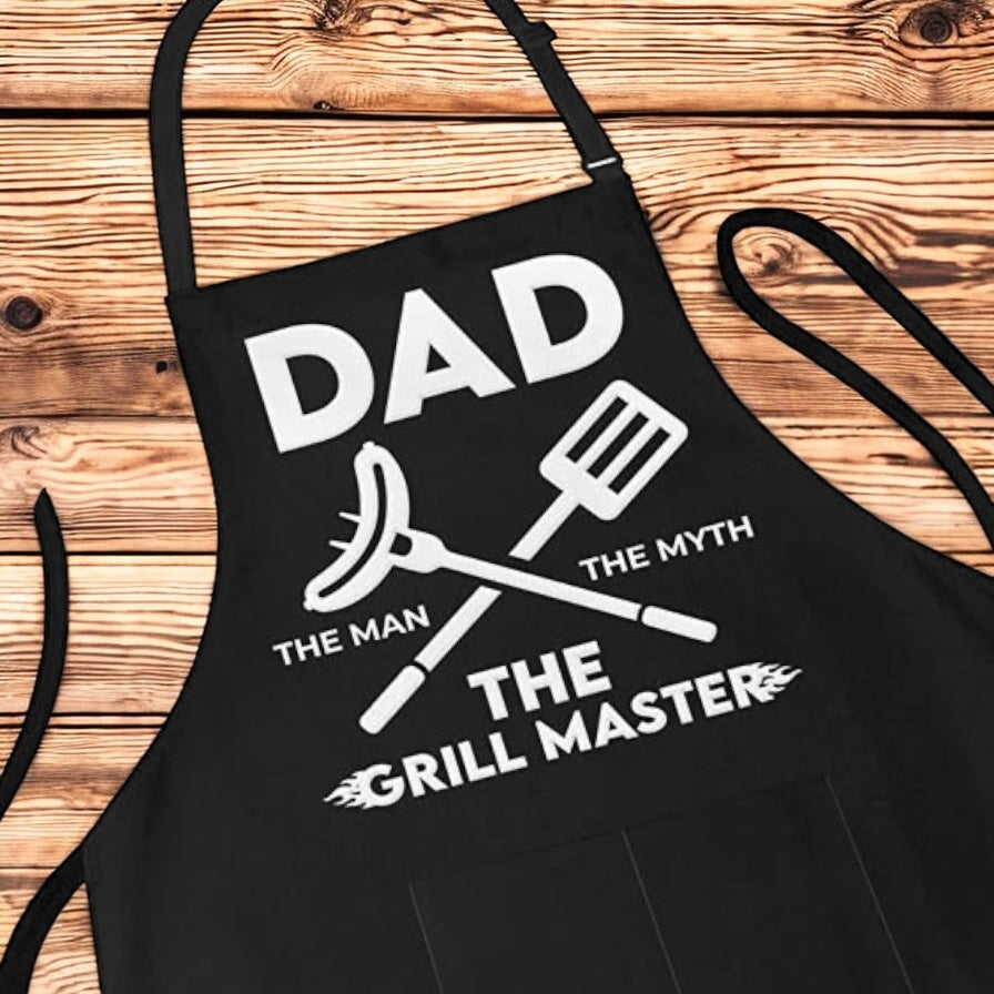 Dad The Grill Master Apron