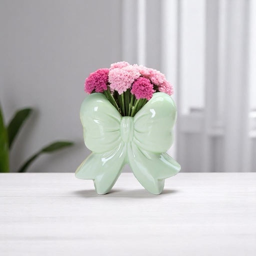 Petite Ceramic Bow Vase