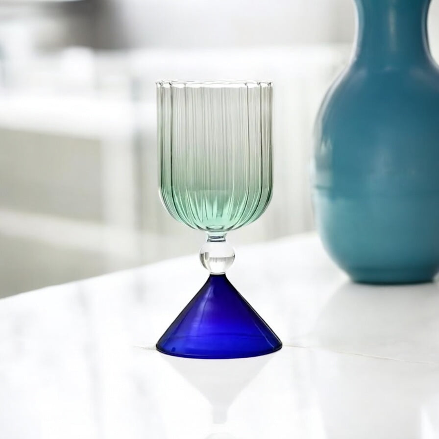 Crystal Clarity Hand-Blown Cocktail Goblet