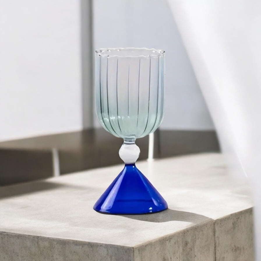 Crystal Clarity Hand-Blown Cocktail Goblet