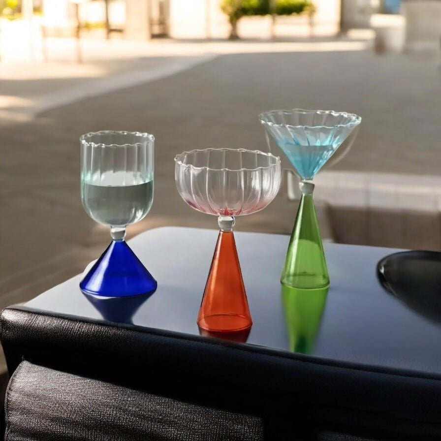 Crystal Clarity Hand-Blown Cocktail Goblet