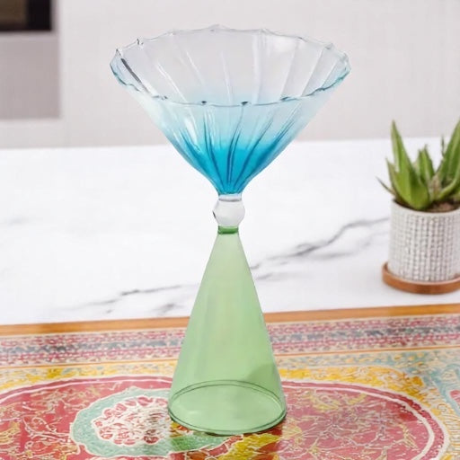 Crystal Clarity Hand-Blown Cocktail Goblet