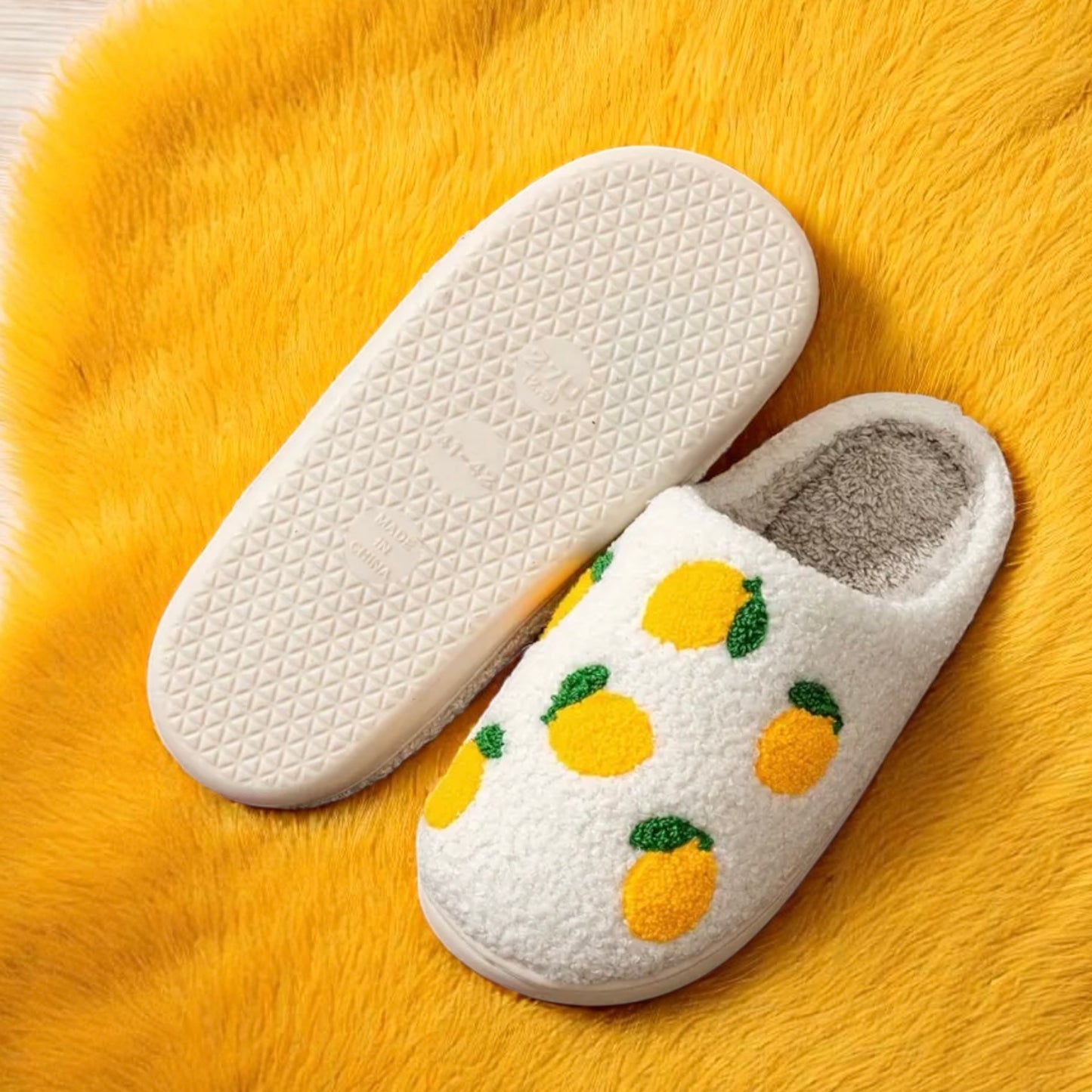 Amalfi Coast Lemon Slippers