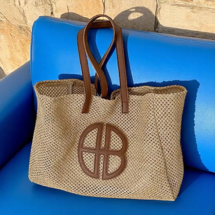 Two Piece BìBì Canvas Tote Bag