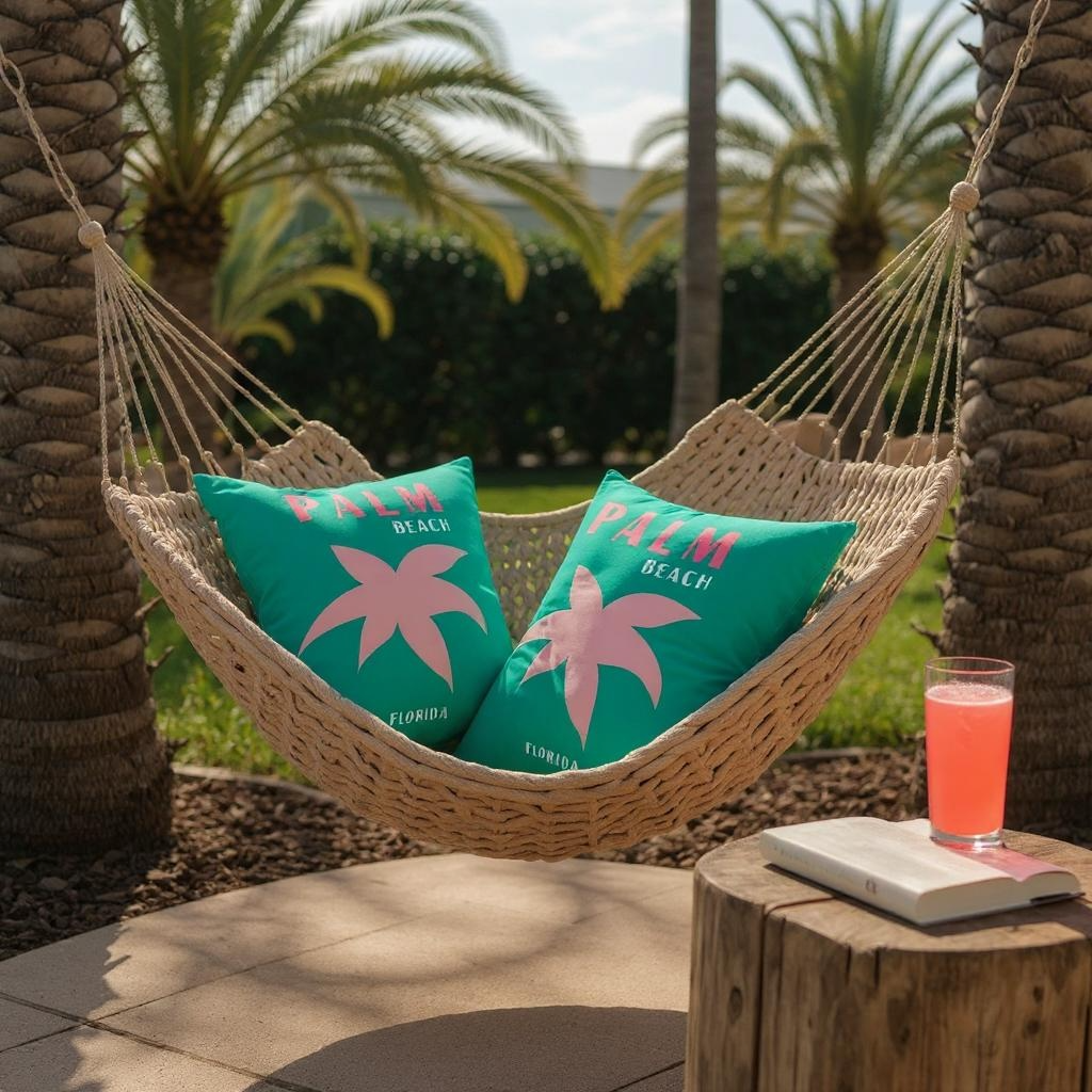 Set Of Four Coastal Cushion Covers