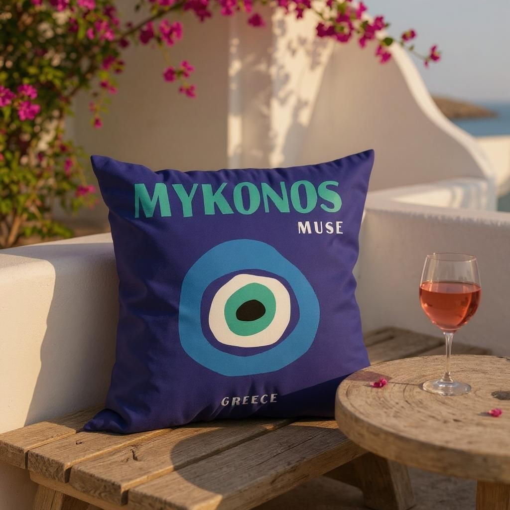 Set Of Four Coastal Cushion Covers