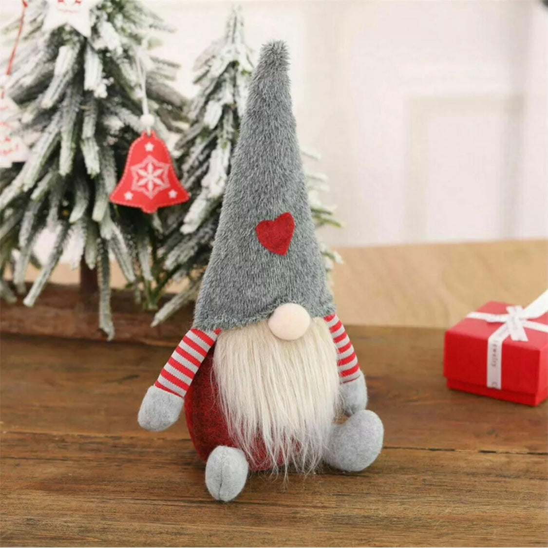Festive Favourites Set Of 2 Christmas Gonk Gnomes UK