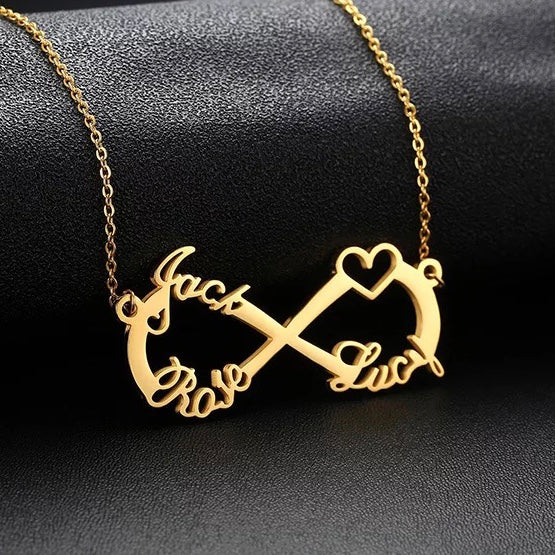 Personalised Infinity Necklace