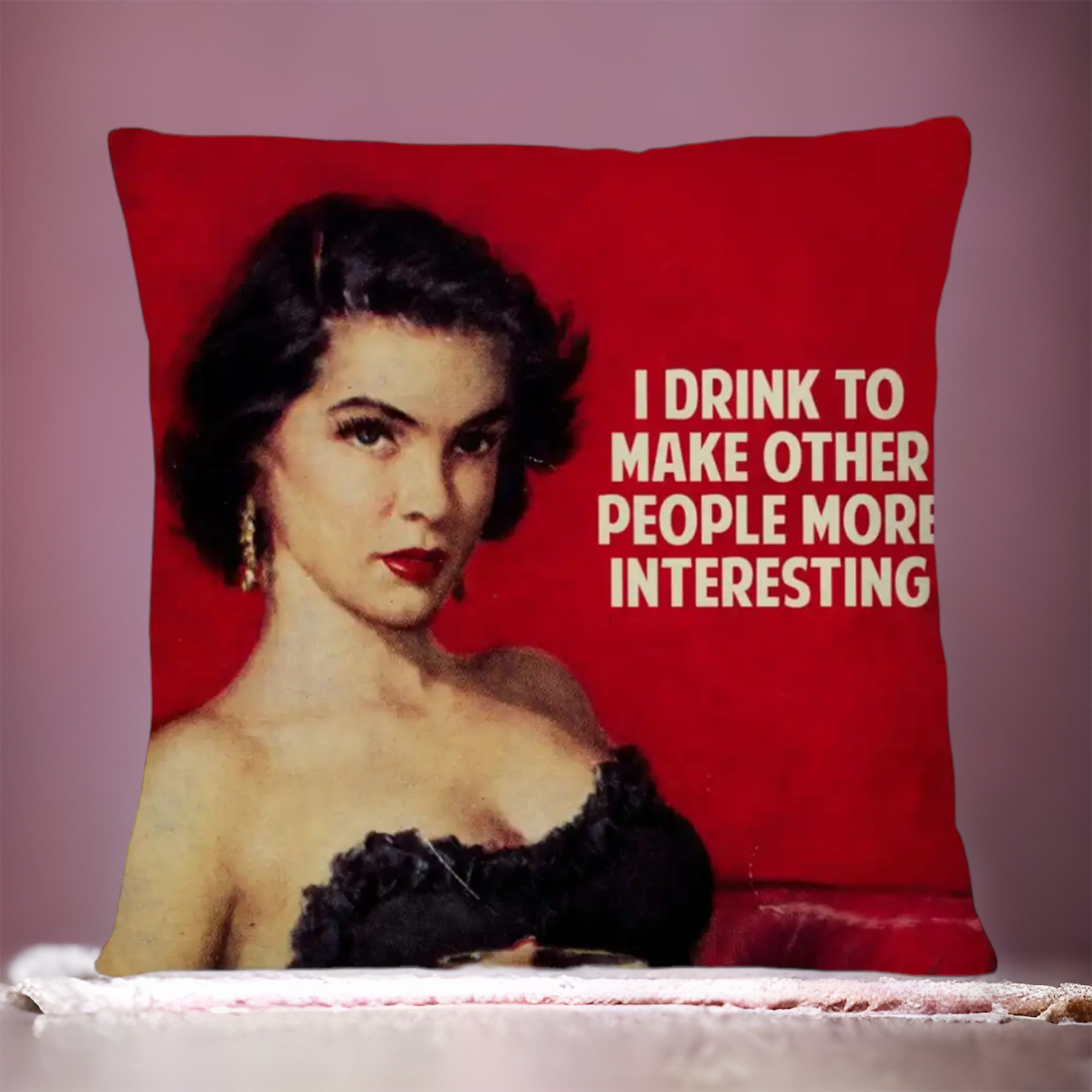 Altered Art Cushion | Slogan Cushions |