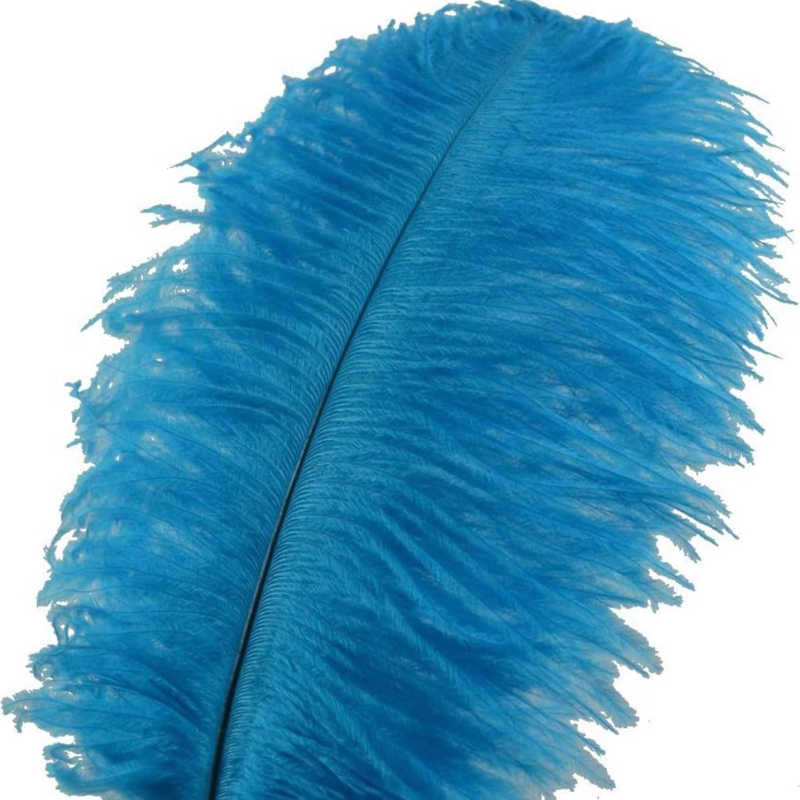 Royal Navy Blue Ostrich Feathers | Large Light Blue Feathers |