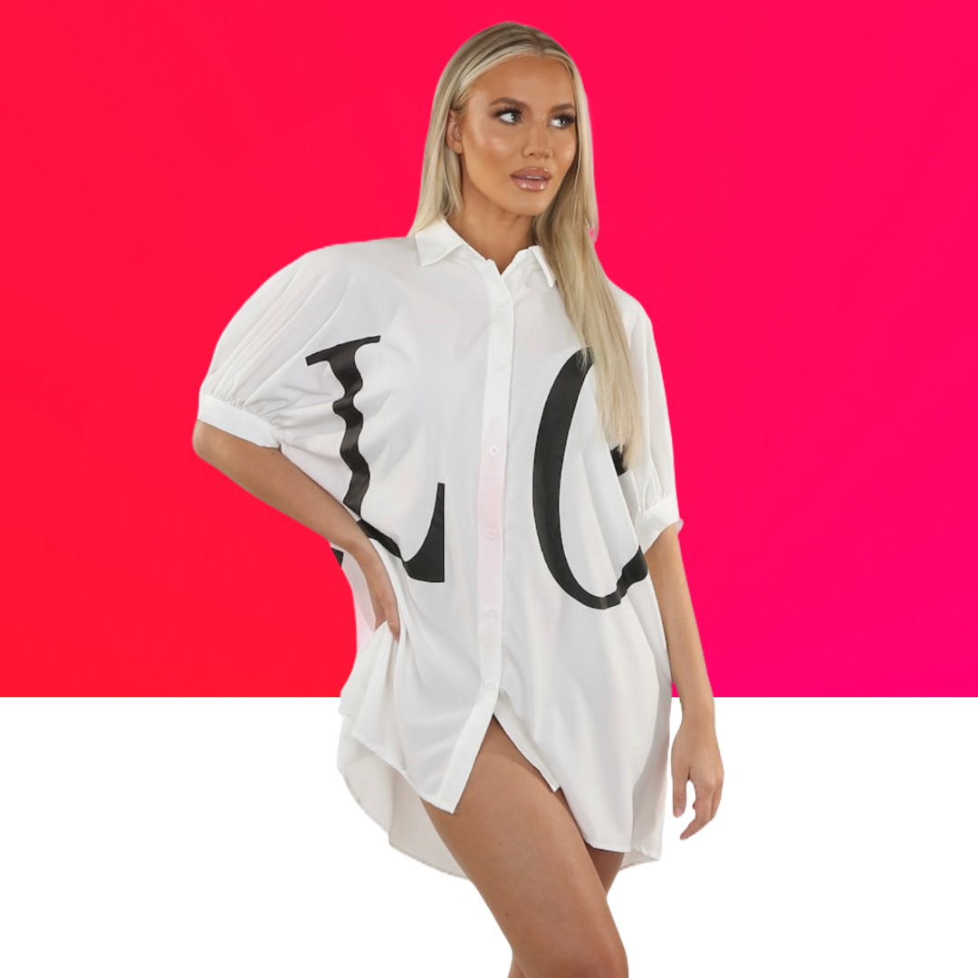Spread The Love ‘𝓢𝓪𝓵𝓵𝔂´Shirt Dress