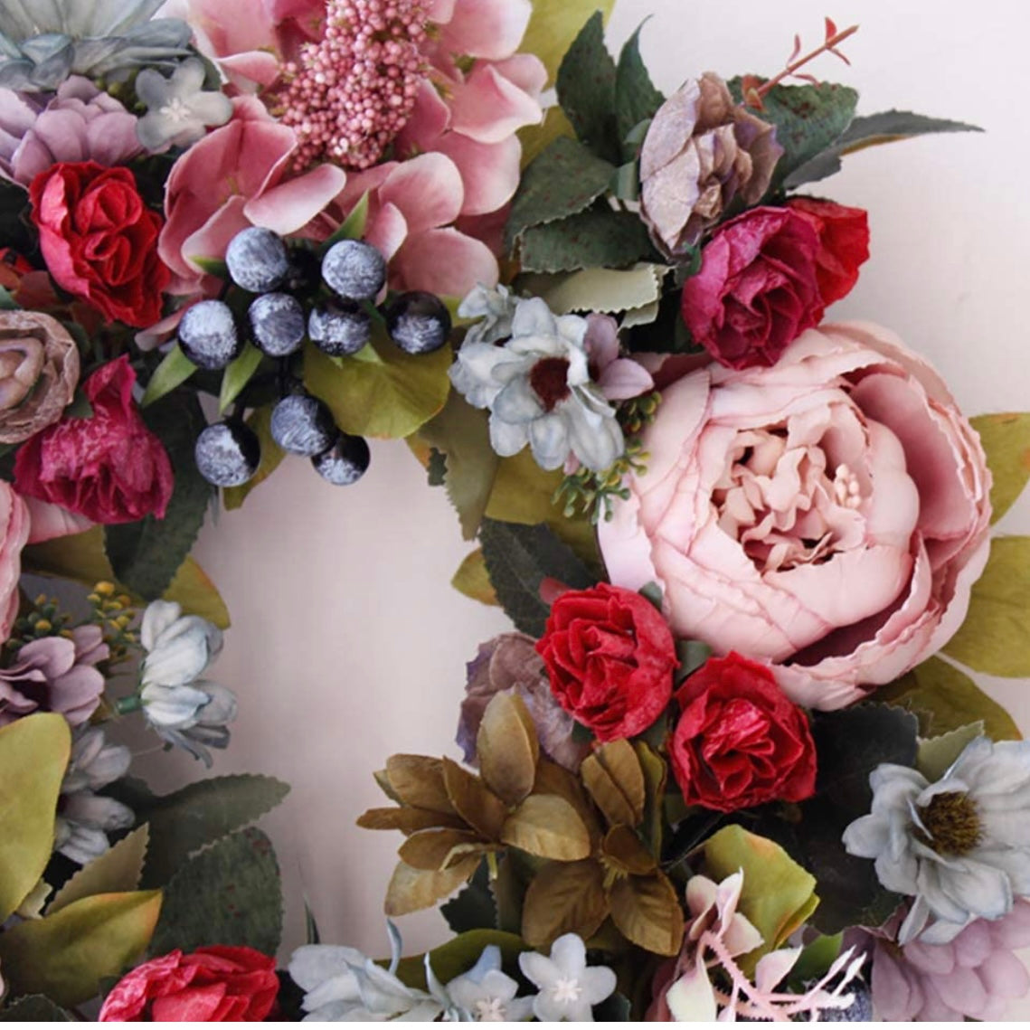 Spring Peony Wreath