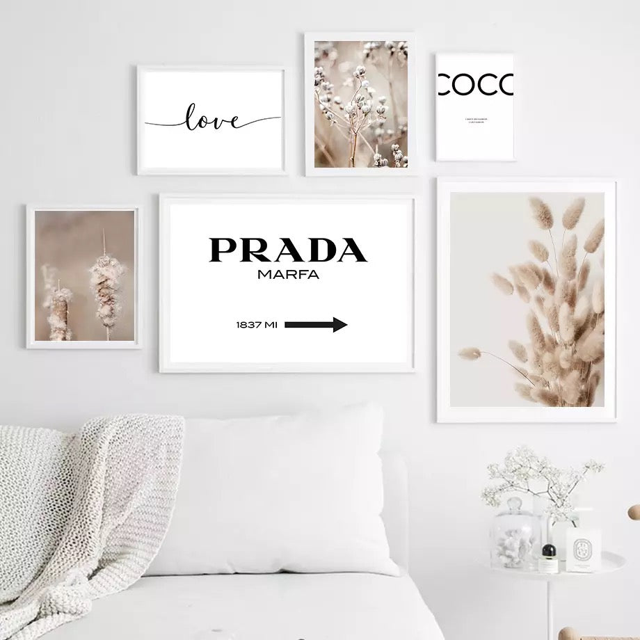 Luxury 'πππ»π²πͺπ·πͺ' Canvas Art Collection