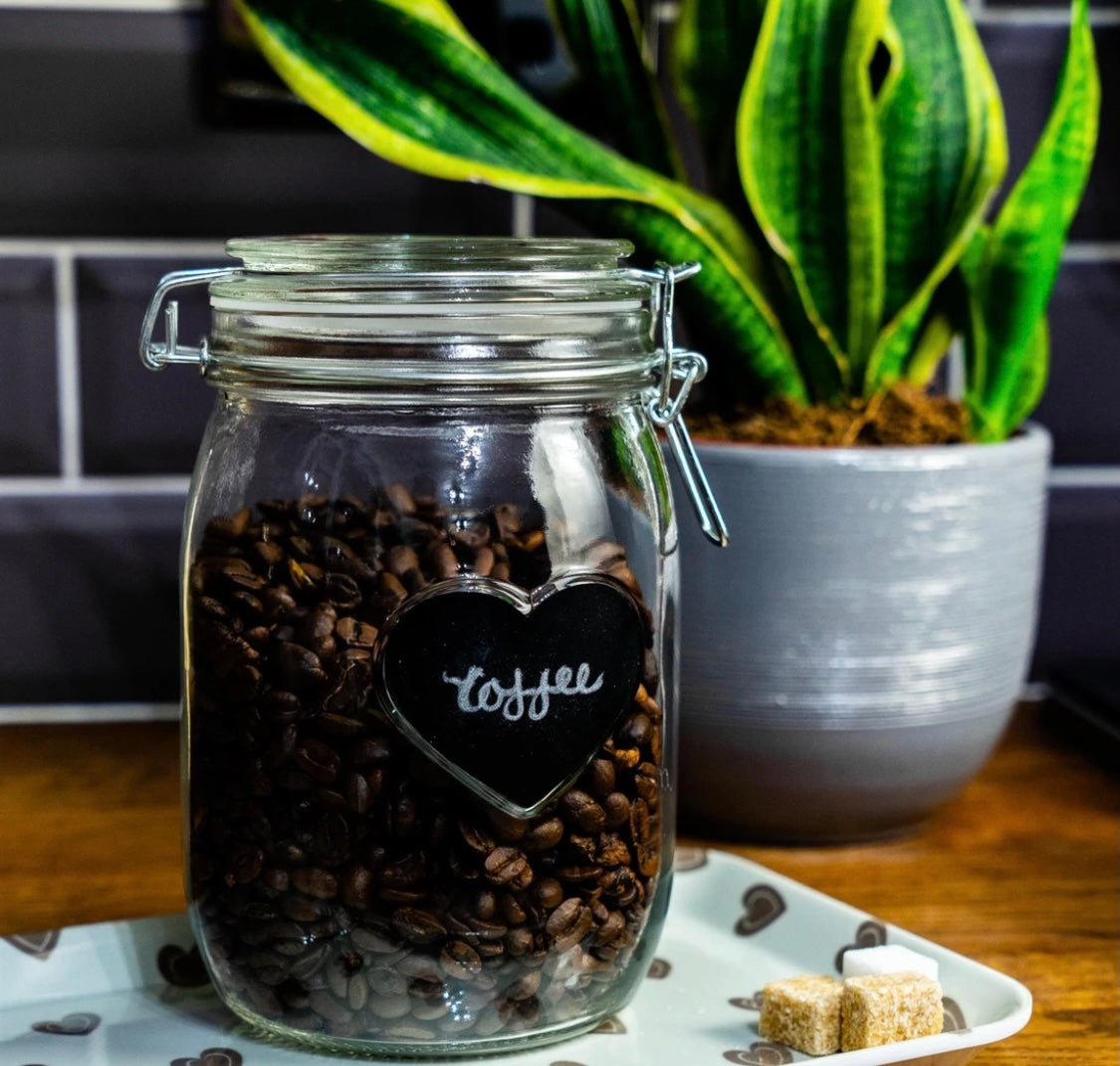 Love Heart Glass Storage Jar | Love Heart Sweets