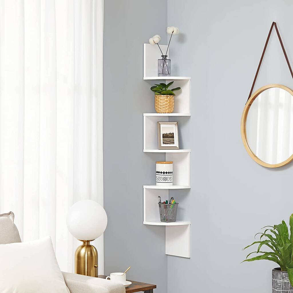 Space Saving Corner Shelves