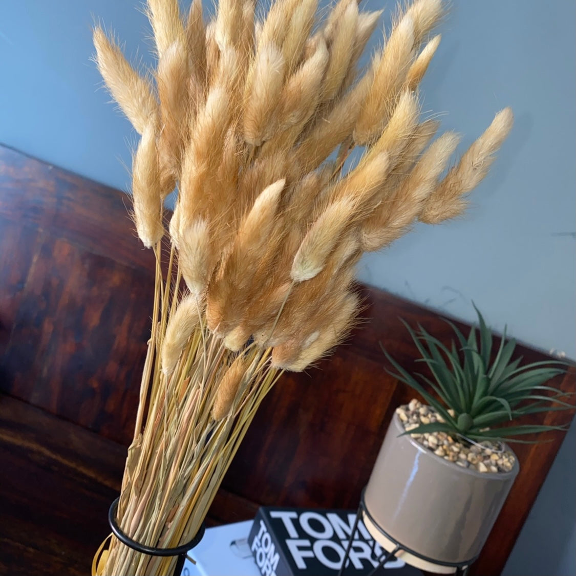‘ NATURAL TAN ’ Fluffy Pampas Bunny Tails