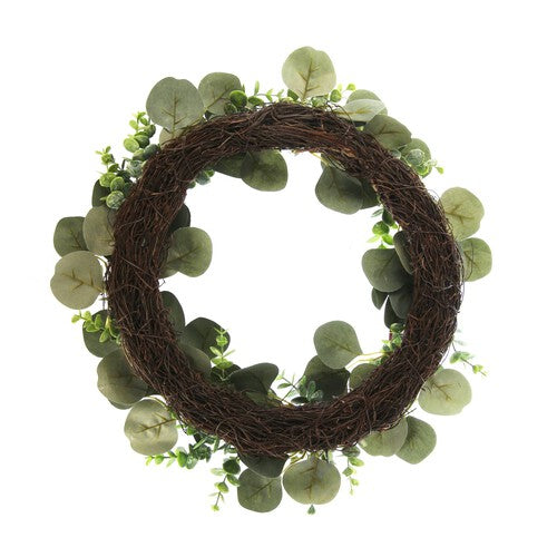 Large Eucalyptus Sunflower Wreath