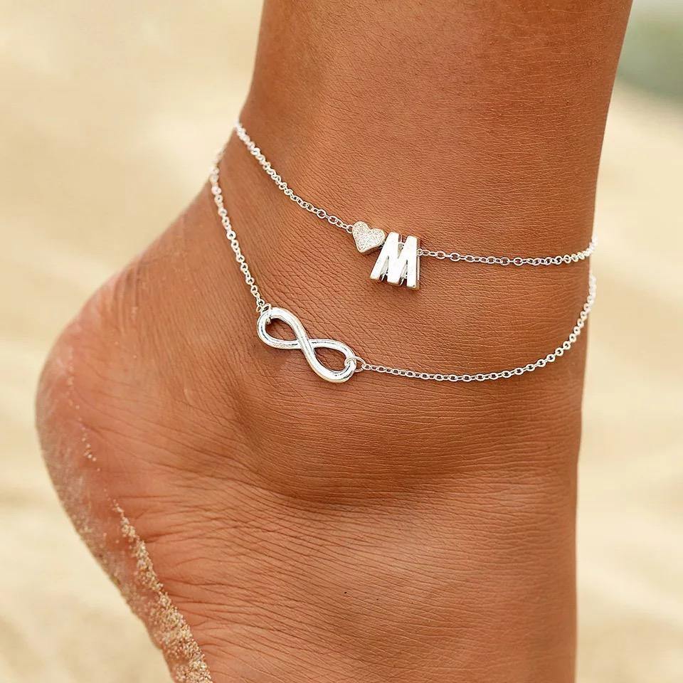 Personalised ๐๐ท๐ท๐ฒ๐ฎ Infinity Ankle Bracelet - Pretty Little Presents