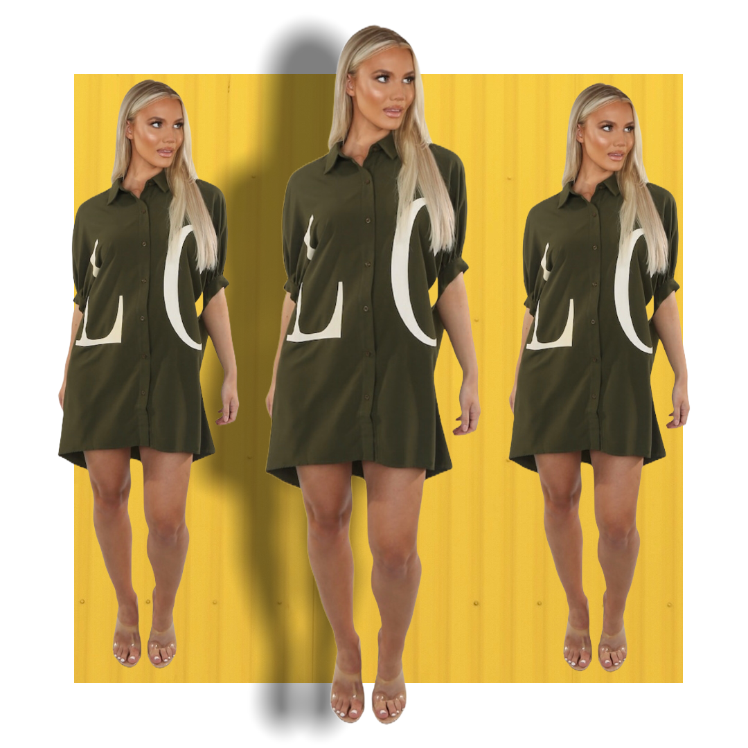 Spread The Love ‘𝓢𝓪𝓵𝓵𝔂´Shirt Dress